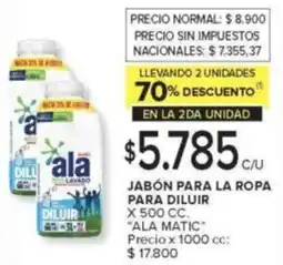 Carrefour Ala matic jabón para la ropa para diluir oferta