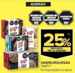 Carrefour Paty hamburguesas oferta