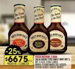 Coto Sweet Babay Ray's salsa oferta