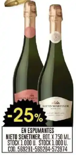 Coto Nieto Senetiner espumante oferta
