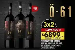 Coto Ö-61 vino malbec/red blend oferta