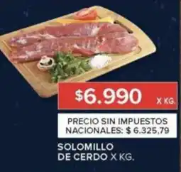Carrefour Solomillo de cerdo oferta