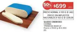 Carrefour Primera marca queso cremoso horma oferta