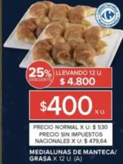 Carrefour Medialunas de manteca/ grasa oferta
