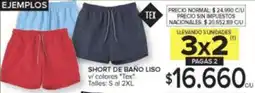 Carrefour Tex short de baño liso oferta