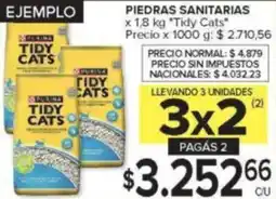 Carrefour Tidy cats piedras sanitarias oferta