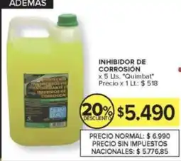 Carrefour Quimbat inhibidor de corrosion oferta
