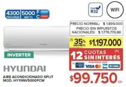 Carrefour Hyundai aire acondicionado split oferta
