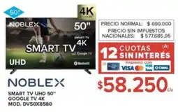 Carrefour Noblex smart tv 50" oferta
