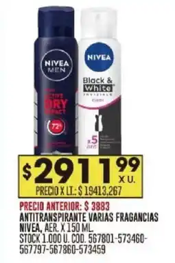 Coto Nivea Men antiperspirante oferta