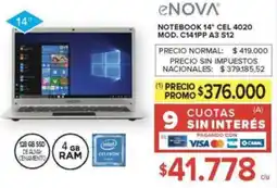 Carrefour Enova notebook 14" oferta