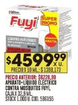 Coto Fuyi aparato+liquido electrico contra mosquitos oferta