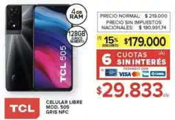 Carrefour Tcl celular libre oferta