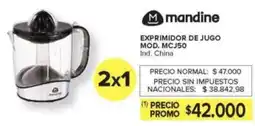 Carrefour Mandine exprimidor de jugo oferta