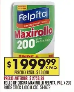 Coto Felpita Maxirollo de cocina oferta