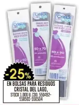 Coto Cristal del Lago bolsas para residuos oferta