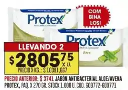 Coto Protex jabon antibacterial oferta