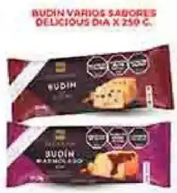 Supermercados DIA Dia budin varios sabores delicious oferta