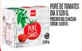 Supermercados DIA Dia pure de tomates oferta