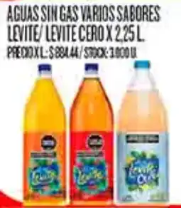 Supermercados DIA Levite/levite cero aguas sin gas varios sabores oferta