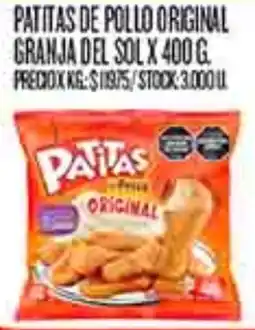 Supermercados DIA Patitas de pollo original granja del sol oferta