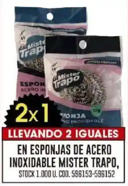Coto Miter Trapo esponjas de acero inoxidable oferta