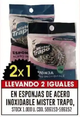 Coto Miter Trapo esponjas de acero inoxidable oferta