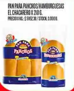 Supermercados DIA Pan para panchos/hamburguesas el chacarero oferta