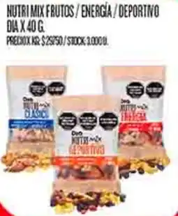 Supermercados DIA Dia nutri mix frutos/energia/deportivo oferta