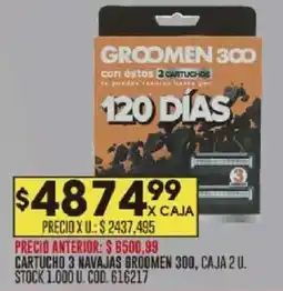 Coto Groomen 300 cartucho oferta