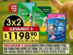Coto Dog Chow/Cat Chow alimento oferta