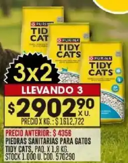 Coto Tidy Cats piedras sanitarias para gatos oferta