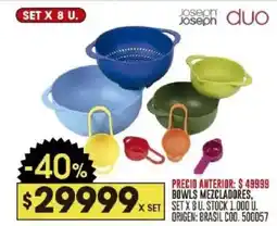 Coto Joseph Duo bowls mezcladores oferta