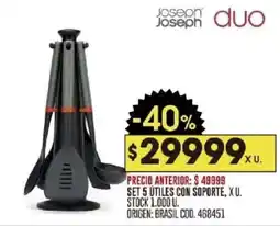 Coto Joseph Duo set 5 utiles con soporte oferta