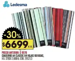 Coto Ledesma cuaderno A4 classic oferta