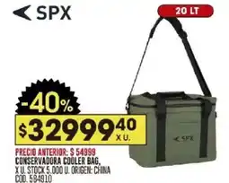 Coto SPX cooler PRECIO ANTERIOR: $ 54999 CONSERVADORA COOLER BAG, XU. STOCK 5.000 U. ORIGEN: CHINA COD. 584910 oferta