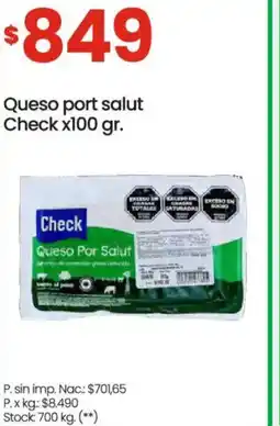 Changomas Check queso port salut oferta