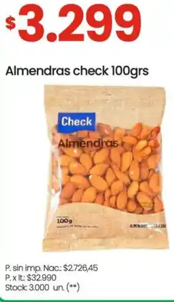 Changomas Check almendras oferta