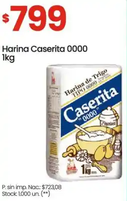 Changomas Caserita harina 0000 oferta
