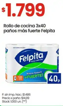 Changomas Felpita rollo de cocina oferta