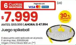 Changomas Juego spikeball oferta