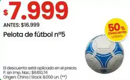 Changomas Pelota de fútbol nº5 oferta