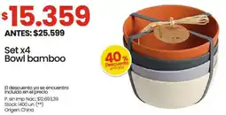 Changomas Bowl bamboo oferta