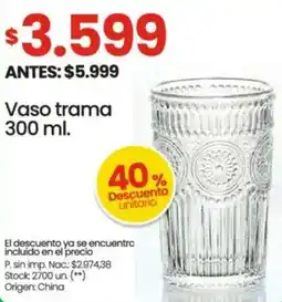 Changomas Vaso trama oferta