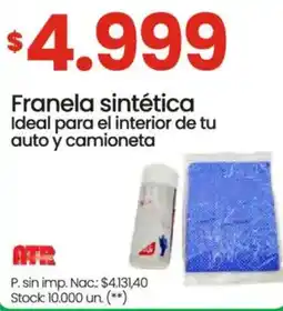 Changomas Franela sintética oferta