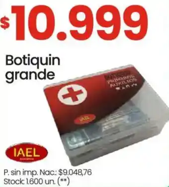 Changomas Iael botiquin grande oferta