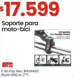 Changomas Soporte para moto-bici oferta