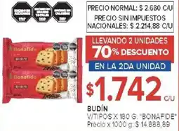 Carrefour Bonafide budín v/tipos oferta