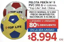 Carrefour Top life pelota pekín n° 5 pvc oferta