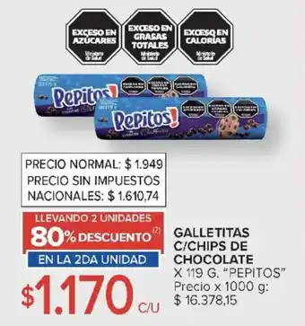 Carrefour Pepitos choco chips oferta